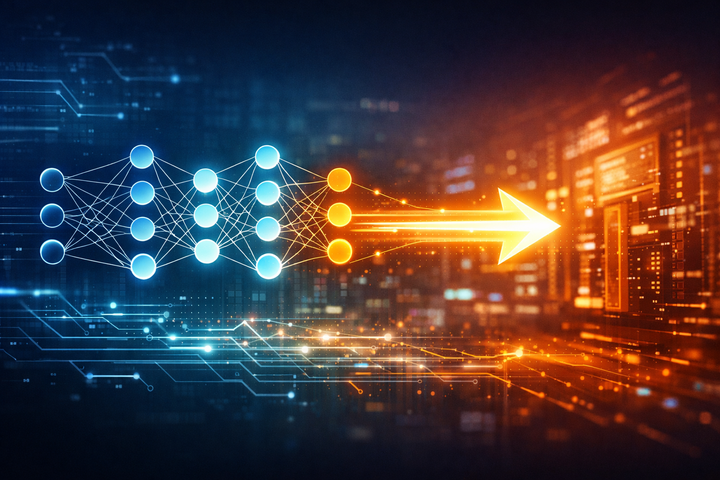 The One-Way Forward Neural Network:Feedforward Models Power Modern AI